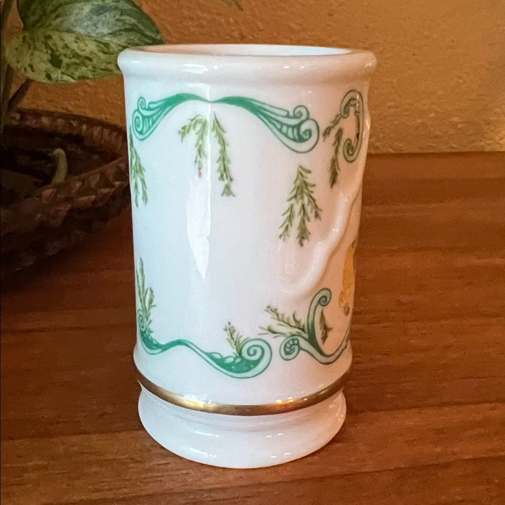 Lenox‎ Porcelain Carousel Horse Rosemary Spice Jar with Gold Trim Without Lid